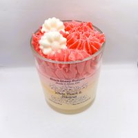 White Peach & Hibiscus Flower Candle