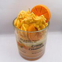 Orange Creamsicle Dessert Candle