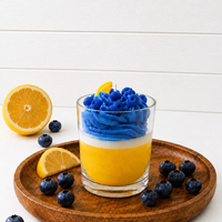 Lemon Blueberry Crumble Dessert Candle