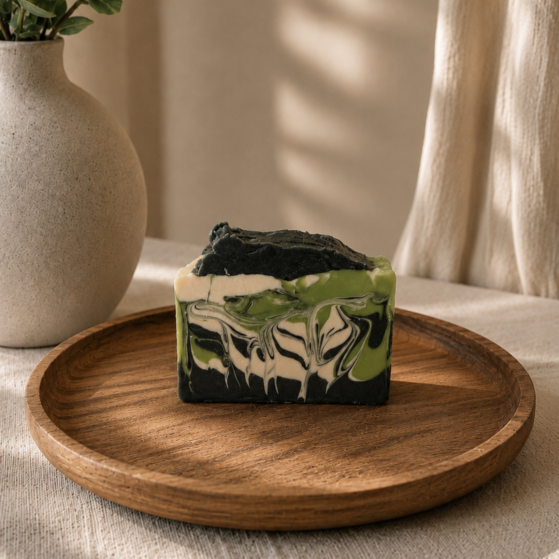 Black Coral & Moss Goat Milk Soap