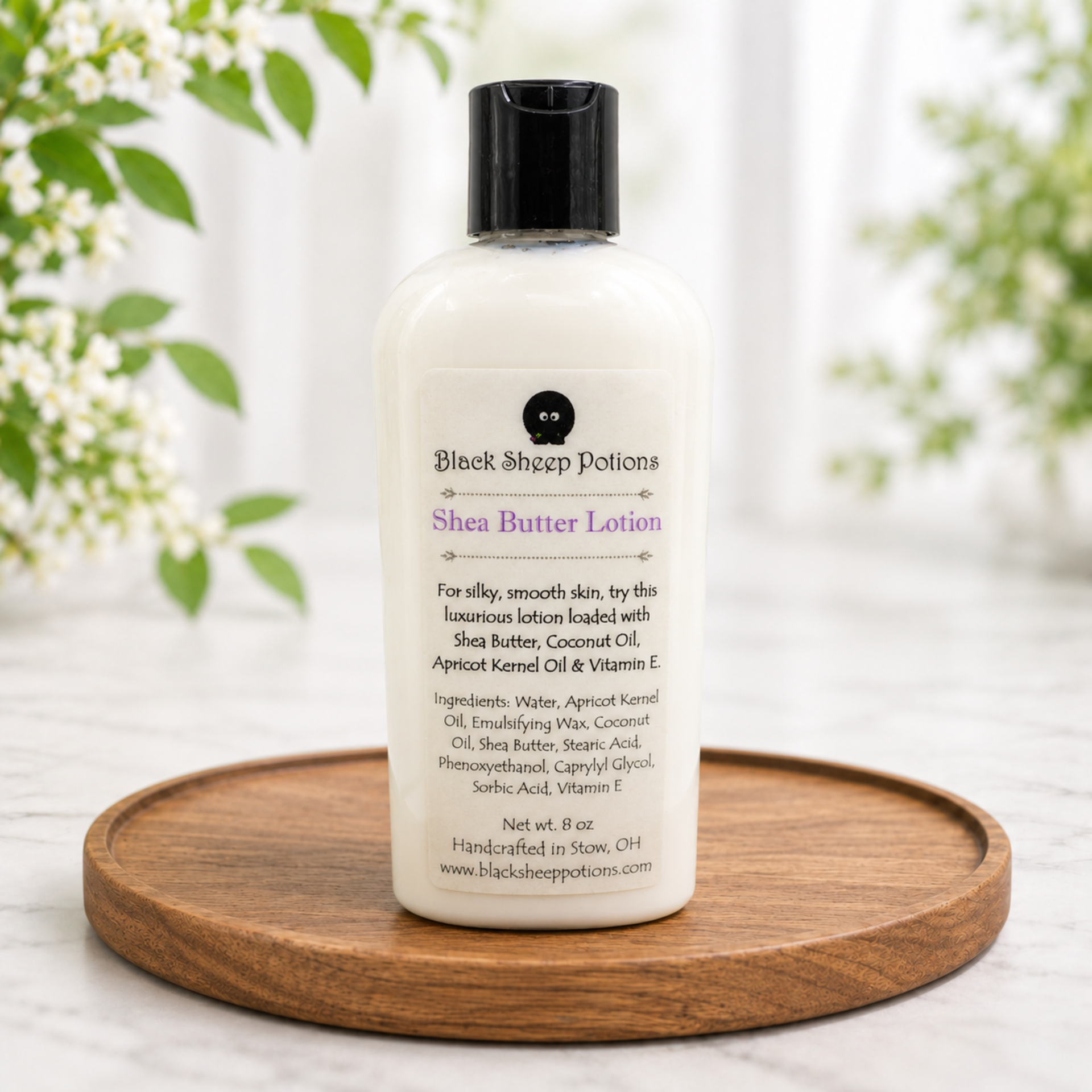 Shea Butter Lotion, 8 oz (Unscented)