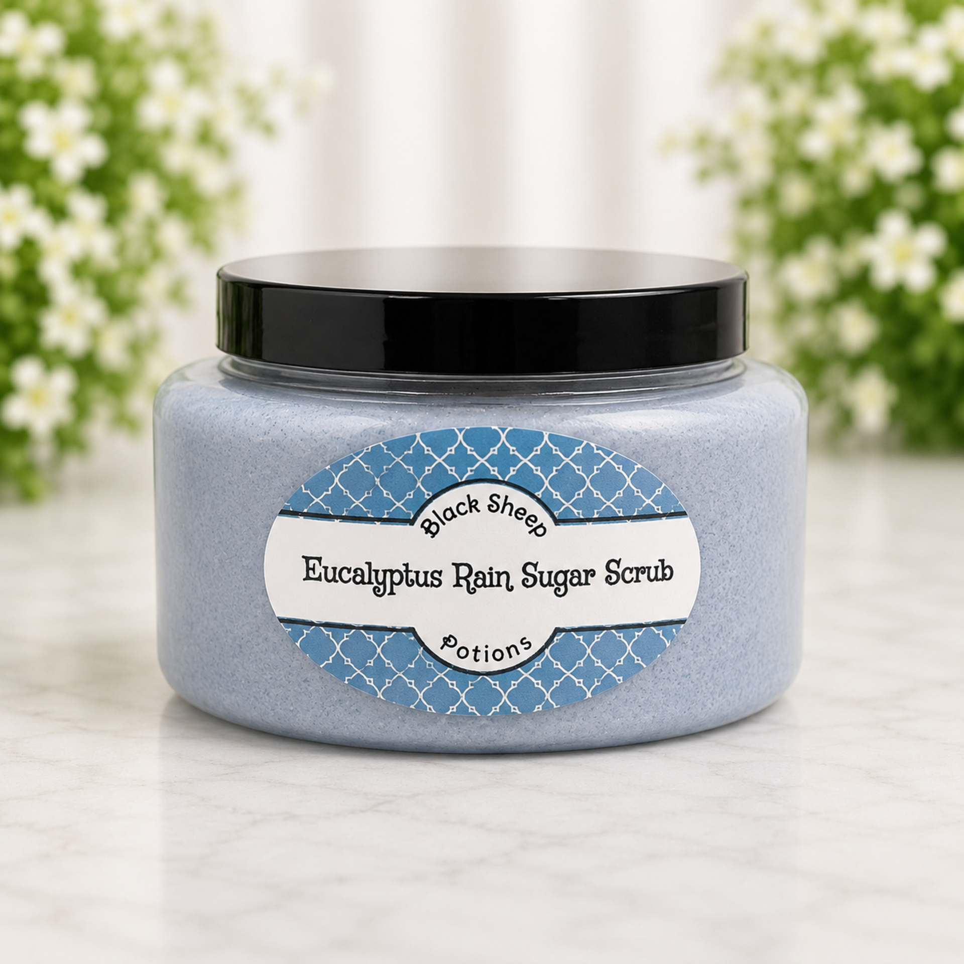 Eucalyptus Rain Sugar Scrub, 8 oz