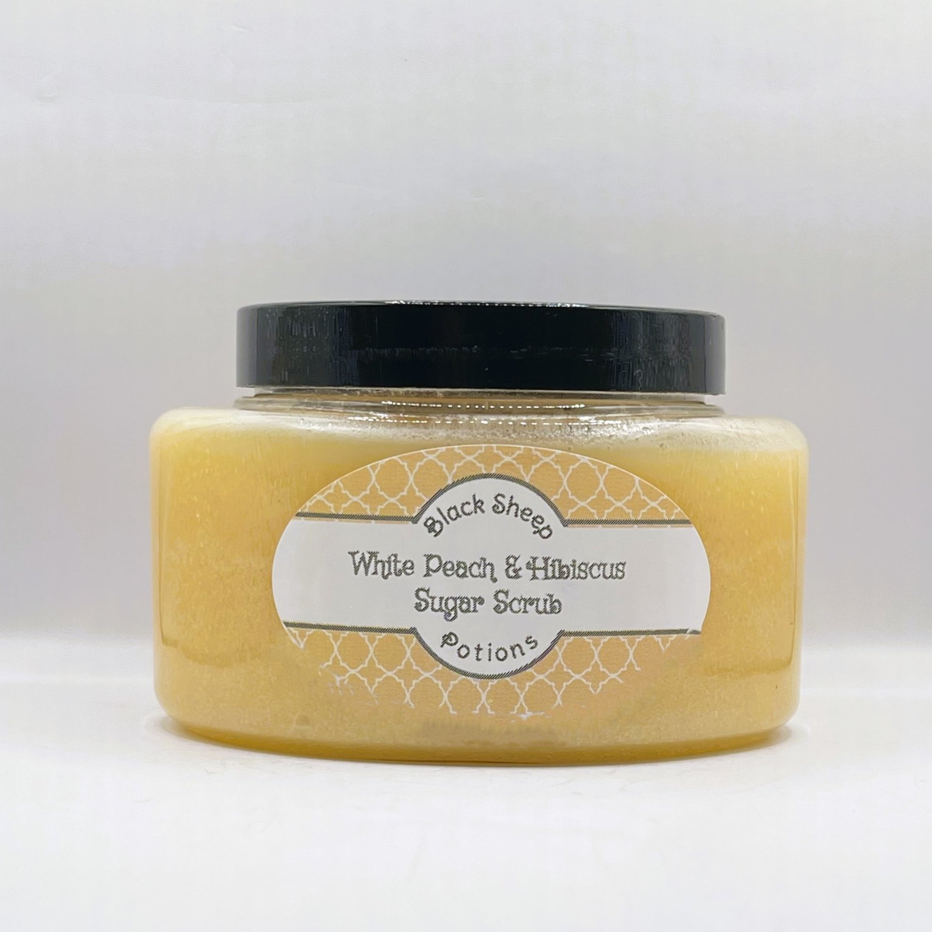 White Peach & Hibiscus Creamy Sugar Scrub, 8 oz