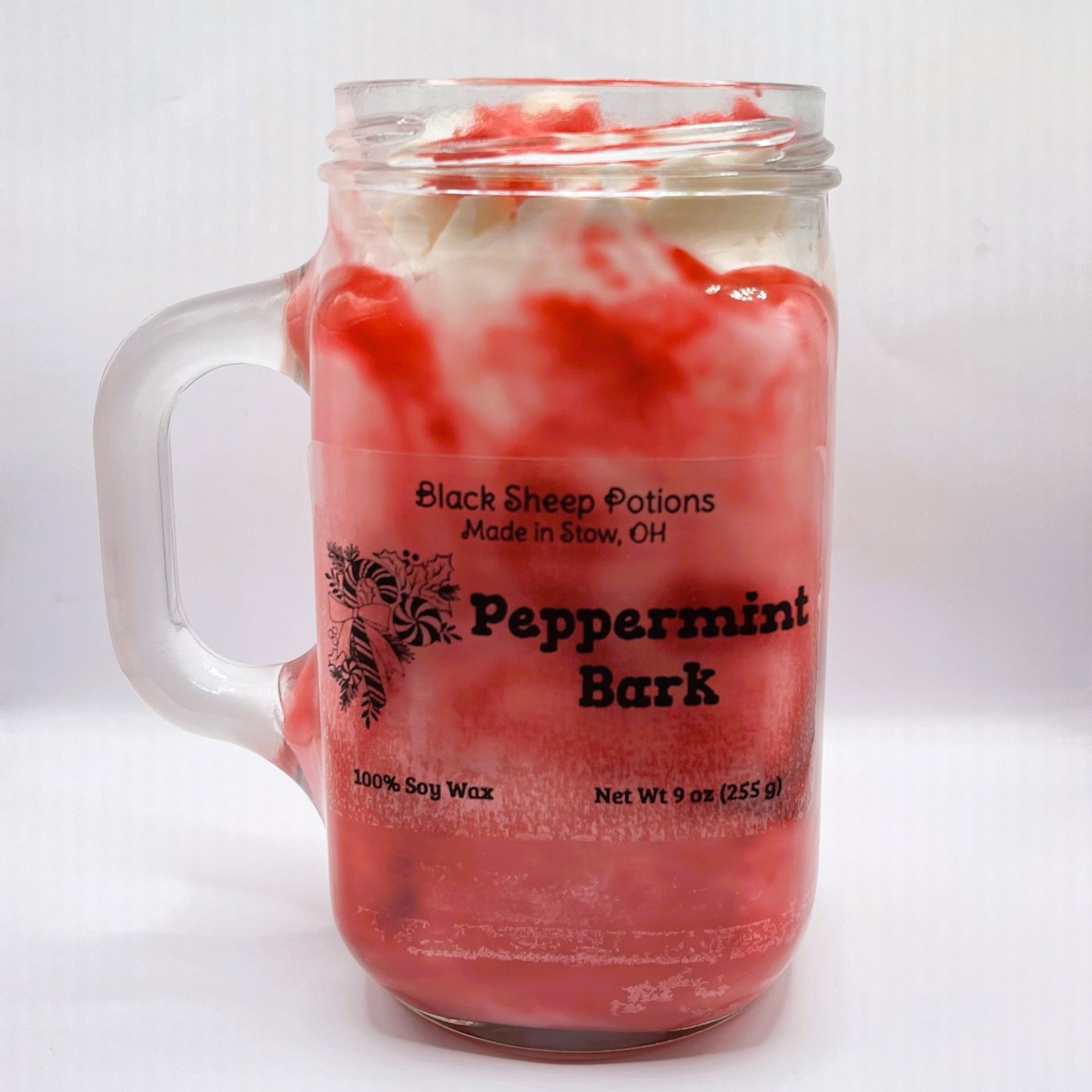 Peppermint Bark Dessert Candle