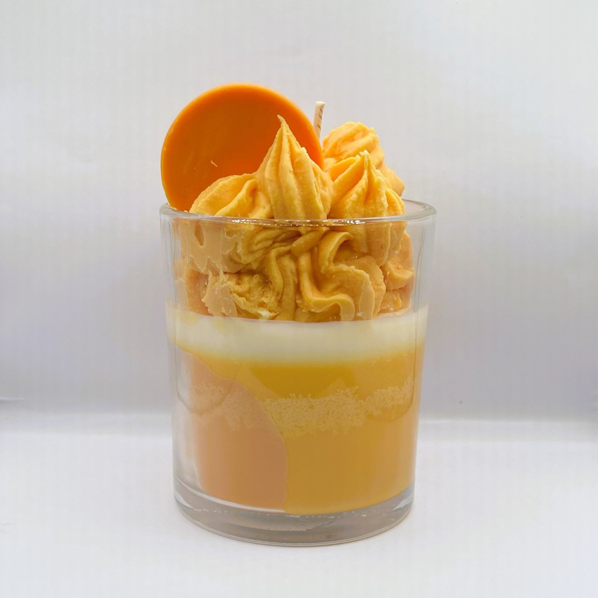 Orange Creamsicle Dessert Candle