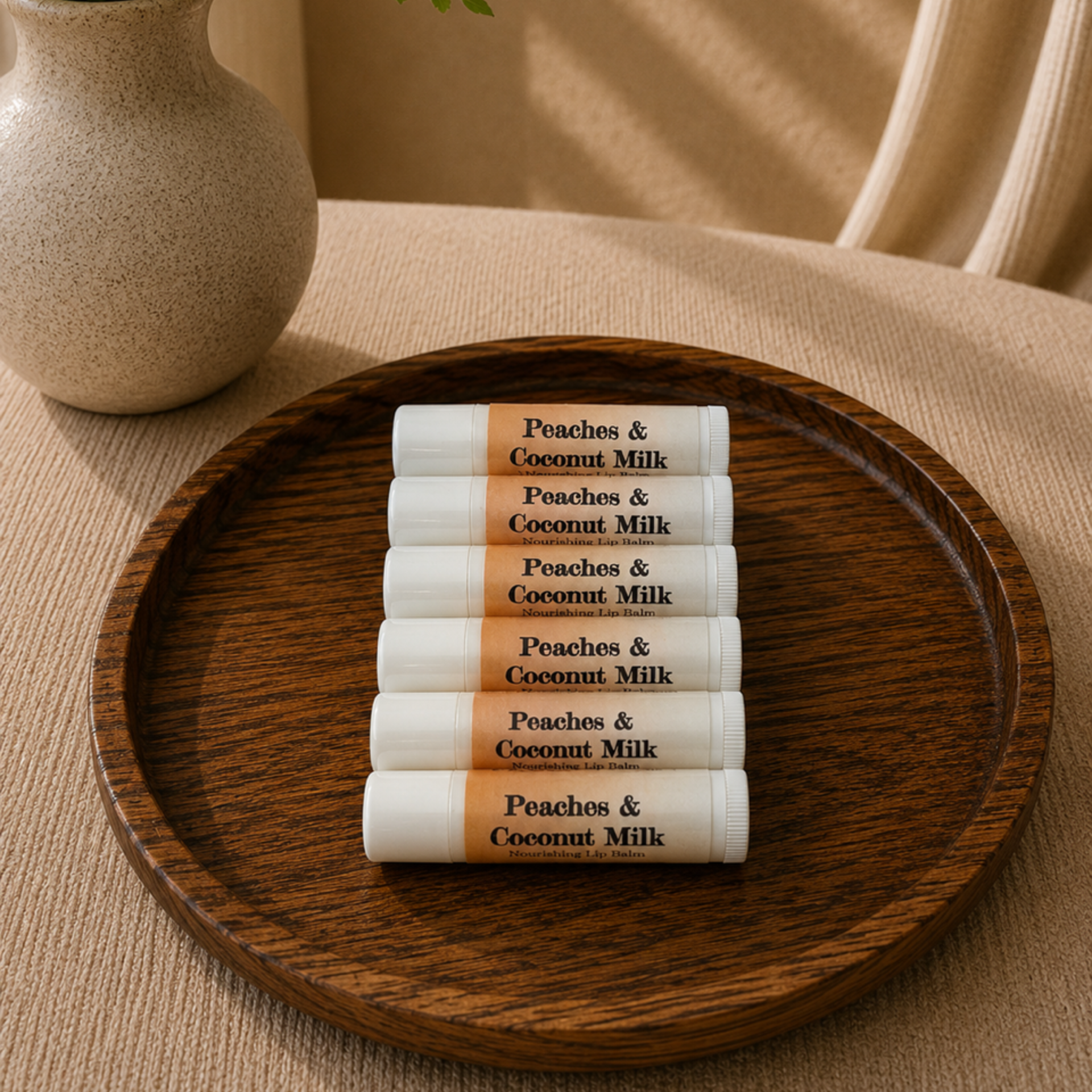 Peaches & Coconut Milk Lip Balm