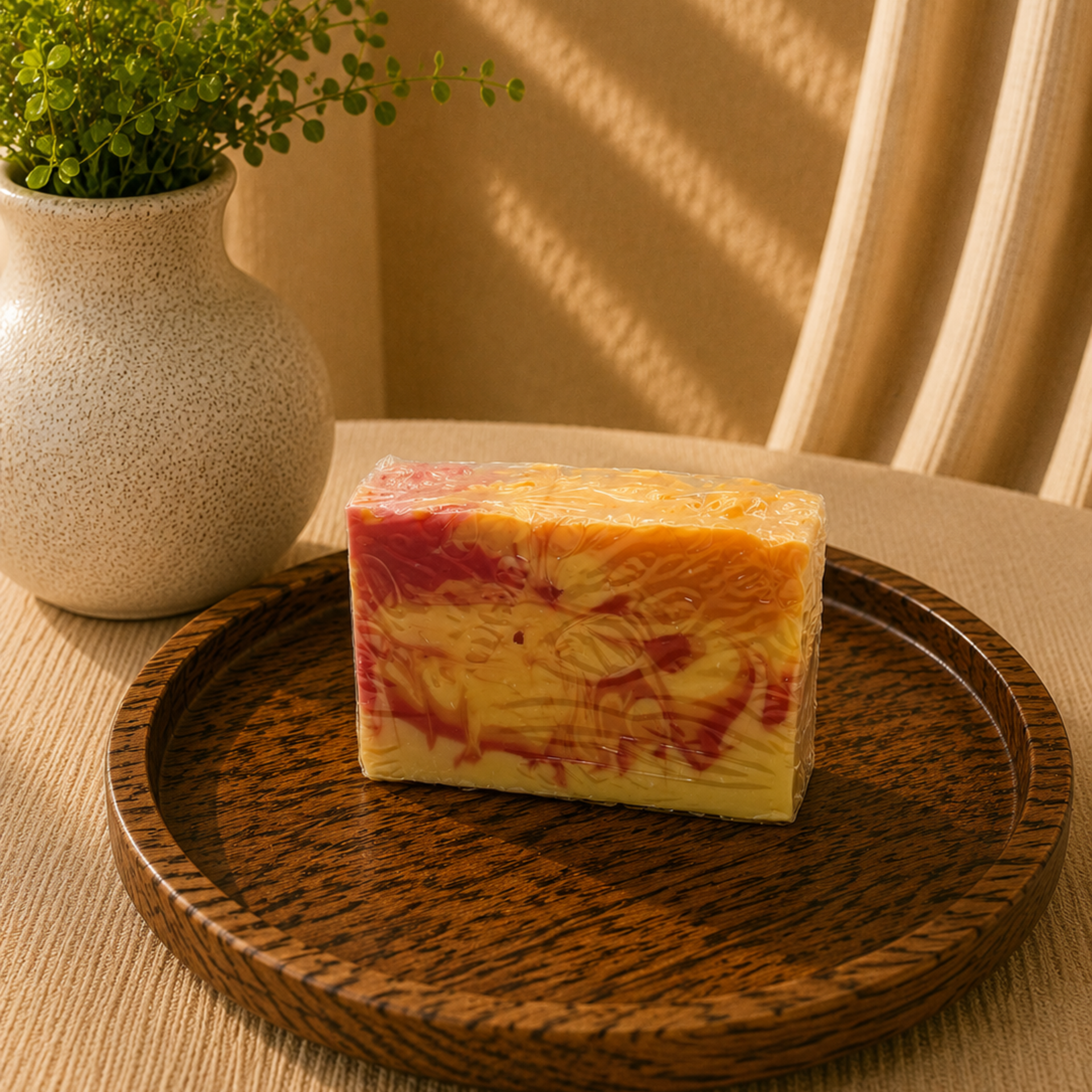 White Peach & Hibiscus Goat Milk Soap