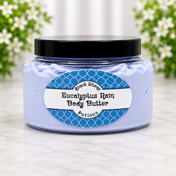 Eucalyptus Rain Whipped Body Butter, 6 oz