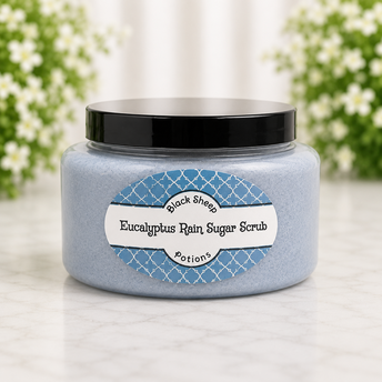 Eucalyptus Rain Sugar Scrub, 8 oz