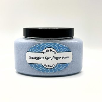 Eucalyptus Rain Sugar Scrub, 8 oz