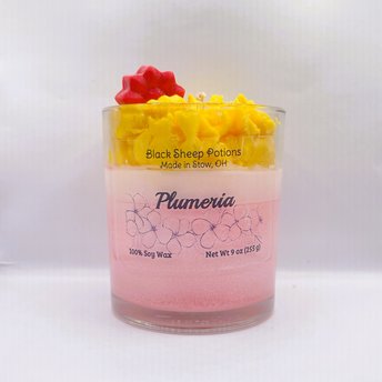 Plumeria Flower Candle