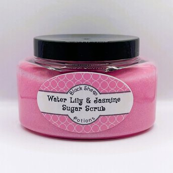 Water Lily & Jasmine Creamy Sugar Scrub, 8 oz