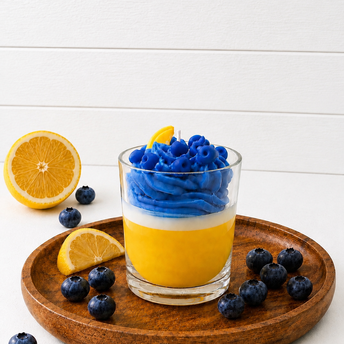 Lemon Blueberry Crumble Dessert Candle